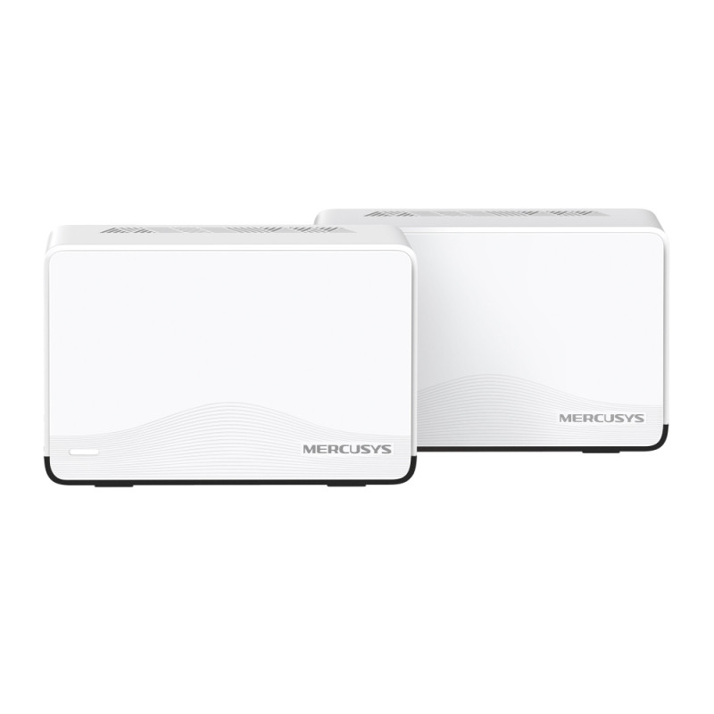 Mercusys | BE3600 Visa māja Mesh Wi‑Fi 7 sistēma | Halo H27BE (2 gab.) | 802.11ax | Ethernet LAN (RJ-45) porti 1 | Mesh atbalsts Jā | MU‑MIMO Nē | Nav mobilo datu savienojuma