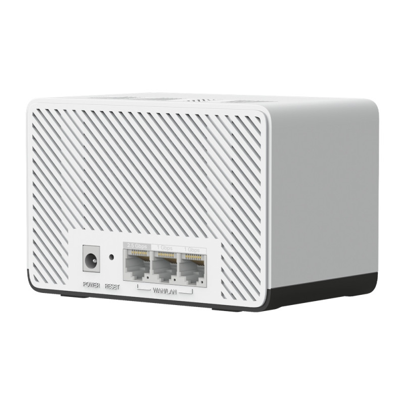Mercusys | BE3600 Visa māja Mesh Wi‑Fi 7 sistēma | Halo H27BE (2 gab.) | 802.11ax | Ethernet LAN (RJ-45) porti 1 | Mesh atbalsts Jā | MU‑MIMO Nē | Nav mobilo datu savienojuma