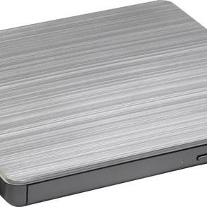 H.L Data Storage | Ultra Slim Portable DVD-Writer | GP60NS60 | Interfeiss USB 2.0 | DVD±R/RW | CD lasīšanas ātrums 24x | CD ierakstīšanas ātrums 24x | Sudraba | Desktop/Notebook