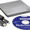 H.L Data Storage | Ultra Slim Portable DVD-Writer | GP60NS60 | Interfeiss USB 2.0 | DVD±R/RW | CD lasīšanas ātrums 24x | CD ierakstīšanas ātrums 24x | Sudraba | Desktop/Notebook