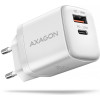AXAGON Wallcharger 2x port (USB-A + USB-C), 20W | ACU-PQ20W