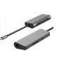 Gigabyte USB-C 7in1 dokstacija | microSD, RJ-45 (Ethernet), USB 3.0 A, USB-C, SD, HDMI, 3,5 mm | Ethernet LAN (RJ-45) pieslēgvietas 1 | HDMI portu skaits 1