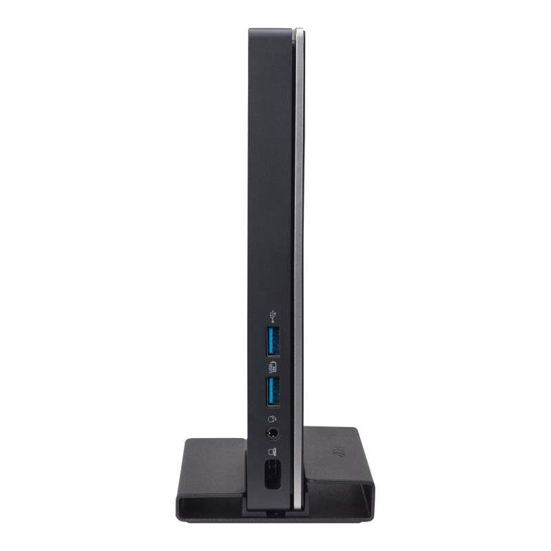 Acer USB TYPE-C dokstacija II - EU strāvas vads, melna | Ethernet LAN (RJ-45) porti 1 | USB 3.0 (3.1 Gen 1) portu skaits 2