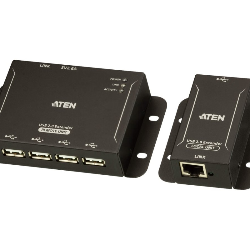 Aten | 4-portu USB 2.0 CAT 5 pagarinātājs | UCE3250-AT-G