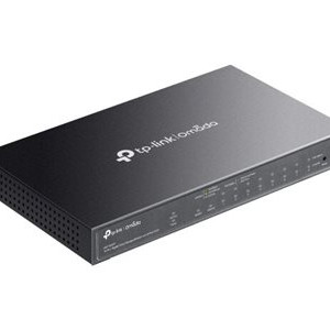 TP-LINK ES210GMP Omada 10 portu Gigabit viegli pārvaldāms komutators ar 8 portu PoE+ | TP-LINK