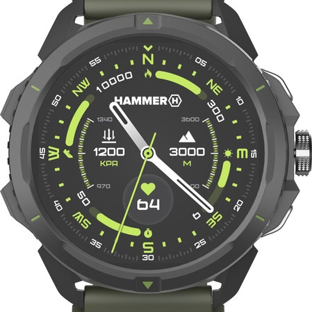 Hammer Watch 2 | Viedpulkstenis | AMOLED | 1.5” | Military Edition