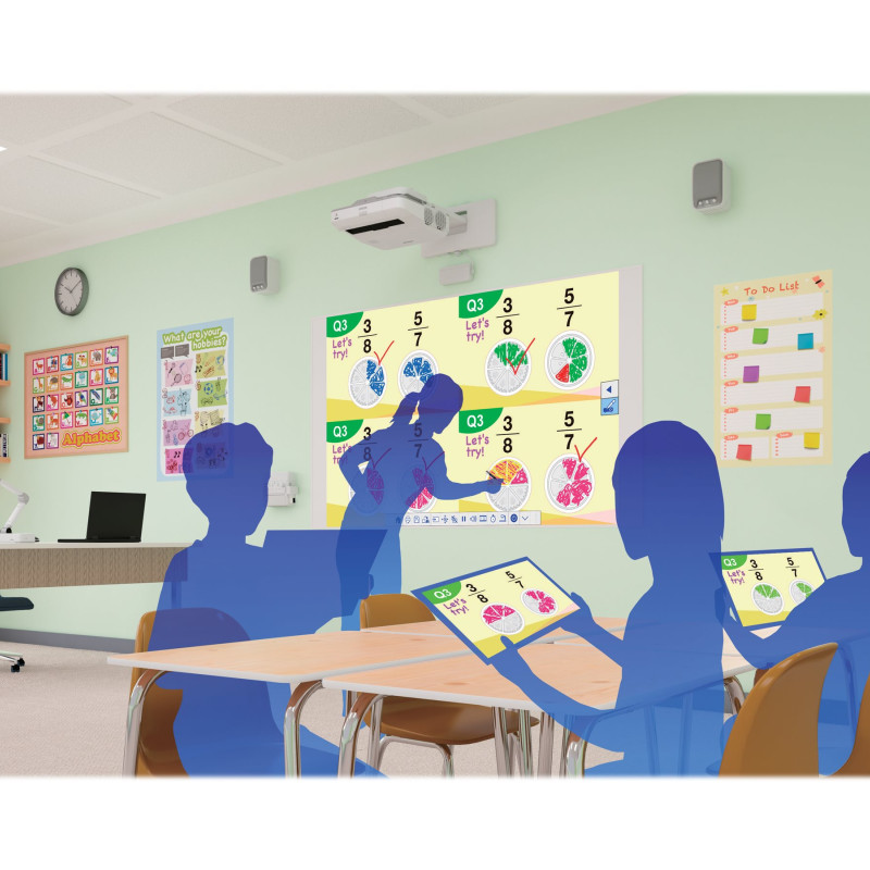 Epson | EB-695Wi | WXGA (1280x800) | 3500 ANSI lūmeni | 14.000:1 | Balts | Lampa
