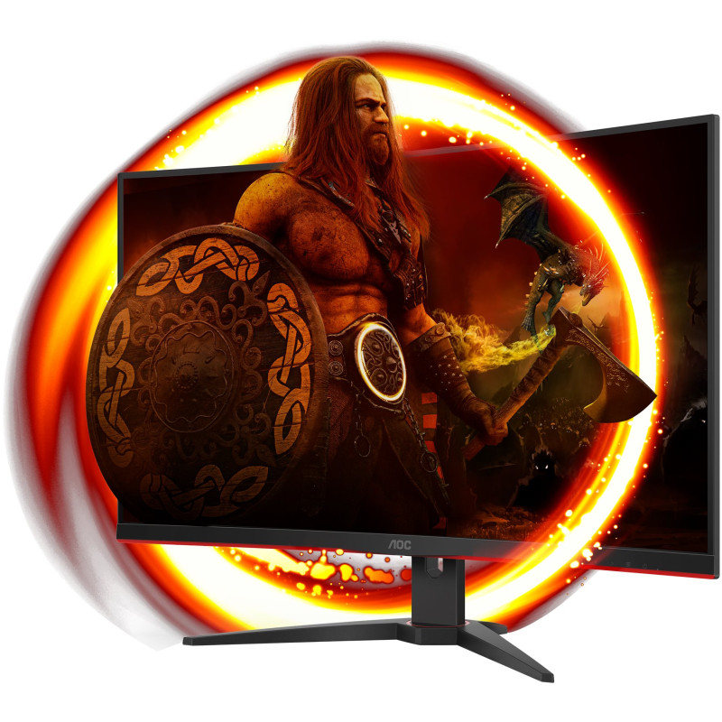 AOC | Curved Gaming Monitor | C32G2ZE | 31.5 " | VA | FHD | 16:9 | 240 Hz | 1 ms | 1920 x 1080 | 300 cd/m² | Headphone out (3.5mm) | HDMI ports quantity 2 | Black
