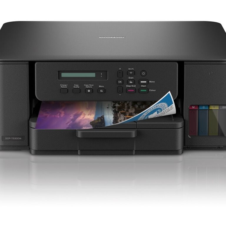 Brother | DCP-T530DW | Tintesprinteris | Krāsains | A4 | Wi‑Fi | Melns