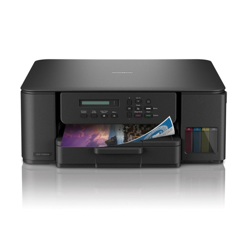 Brother | DCP-T530DW | Tintesprinteris | Krāsains | A4 | Wi‑Fi | Melns