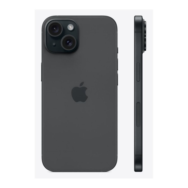 Apple | iPhone 15 | Black | 6.1 " | Super Retina XDR | 2556 x 1179 pixels | A16 Bionic | Internal RAM 6 GB | 256 GB | Dual SIM | 4G | Main camera resolution 48+12 MP | Secondary camera resolution 12 MP | iOS | 17