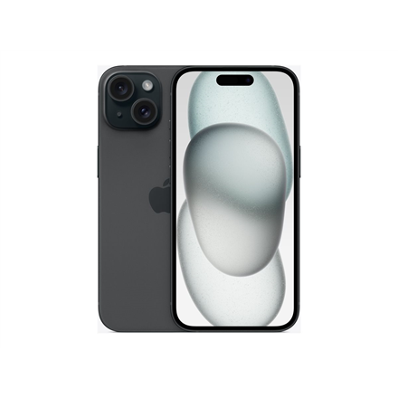 Apple | iPhone 15 | Black | 6.1 " | Super Retina XDR | 2556 x 1179 pixels | A16 Bionic | Internal RAM 6 GB | 256 GB | Dual SIM | 4G | Main camera resolution 48+12 MP | Secondary camera resolution 12 MP | iOS | 17