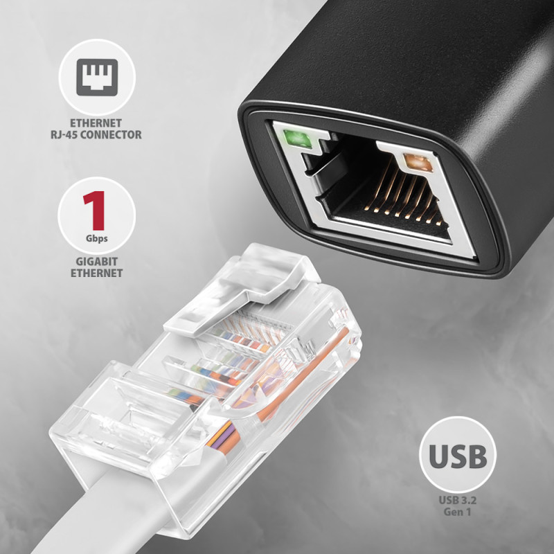 AXAGON ADE-ARC USB-C Gigabitu Ethernet adapters
