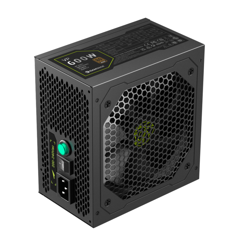 Gamemax PSU | VP 600S | 600 W | Bronze | Ne-modulārs