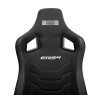 Next Level Racing | SIMAERO Mesh Fabric | Reclining Seat | ERS4 Elite Fabric & SimAero Mesh Edition | Black