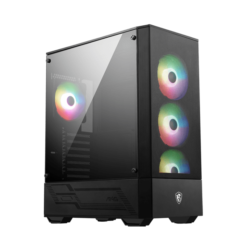 MSI | PC korpuss | MAG FORGE 112R | Sānu logs | Melns | Mid-Tower | ATX