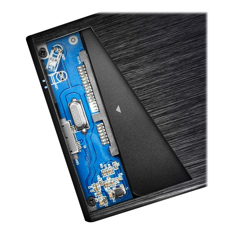AXAGON | A compact aluminum USB 3.2 Gen 1 - SATA 6G external box designed for 2.5" SSD/HDD | EE25-XA6