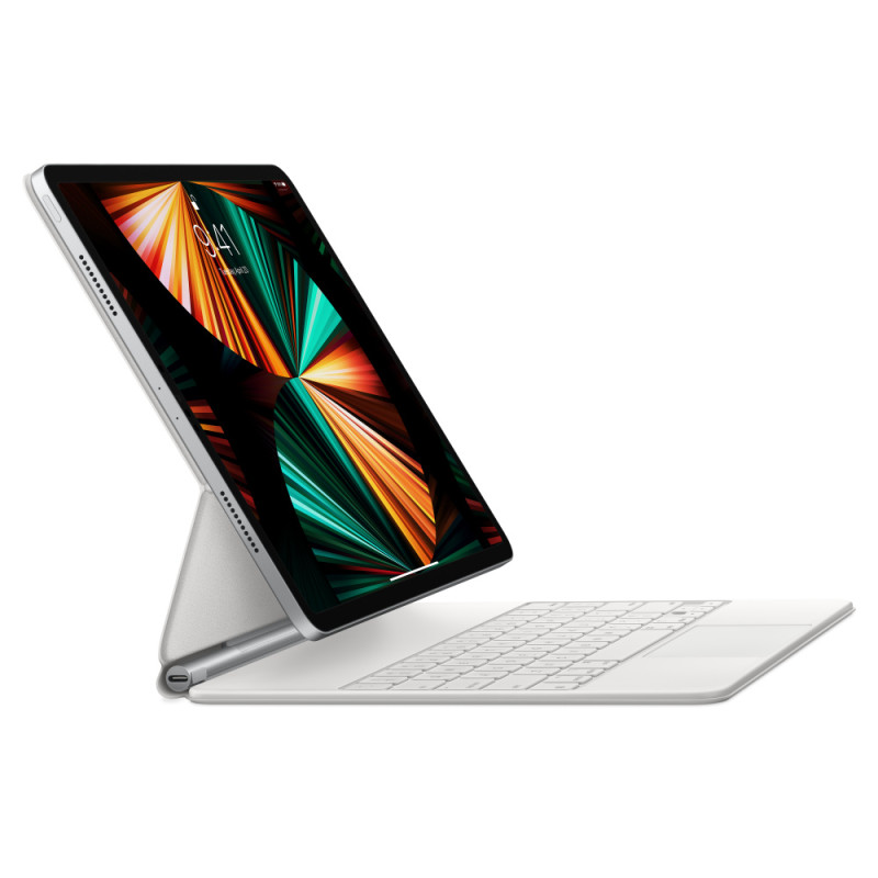 Apple | Magic Keyboard priekš 12,9 collu iPad Pro (3.–6. paaudze) | Kompakts tastatūra | Bezvadu | SE | Balta