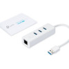 TP-LINK | USB 3.0 3 portu HUB un Gigabit Ethernet adapters 2‑1 USB Adapteris | UE330