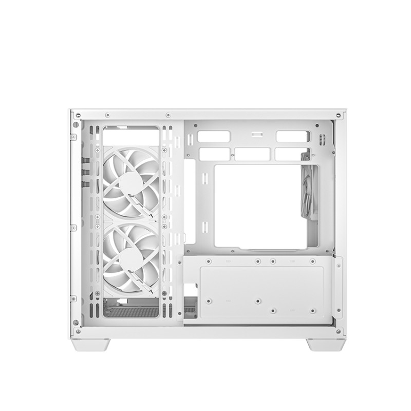 Deepcool korpuss | CG330 3F WH | Balts | Micro ATX