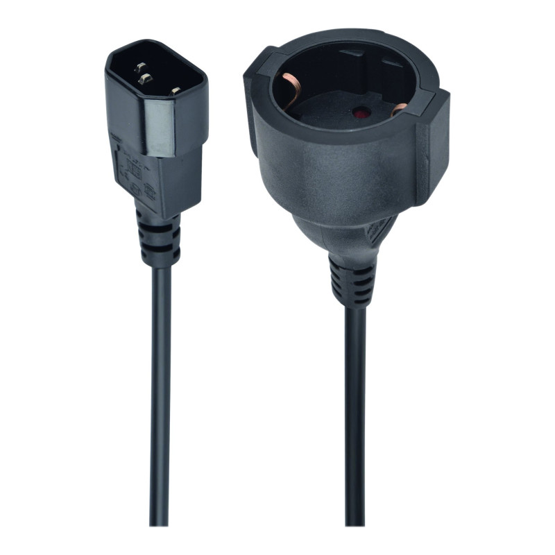 Cablexpert | Power adapter cord | PC-SFC14M-01 | 0.15 m