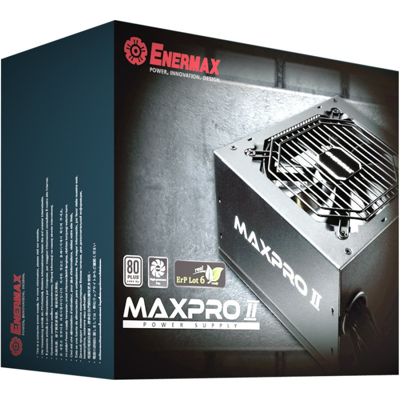Enermax | EMP600AGT-C MAXPRO II power supply unit 600 W ATX Black, PC PSU | 600 W
