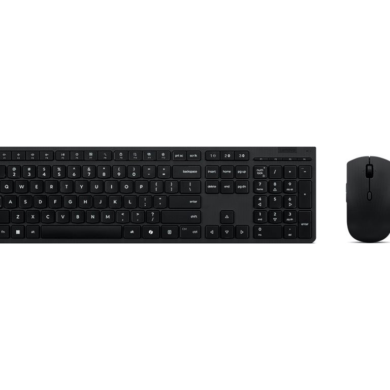 Lenovo Professional Wireless Rechargeable Combo Keyboard and Mouse | Keyboard and Mouse Set | Wireless | Mouse included | Bluetooth | Estonian | Rechargeable professional | Grey