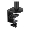 Neomounts Desk Mount | DS60-425BL2 Monitoru roku stiprinājums | Regulējams augstums, Rotācija, Noliekšana, Pagriešana | 17-27