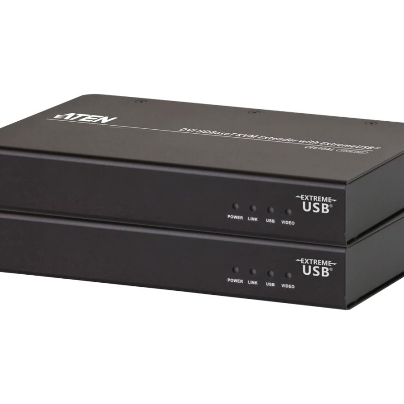 Aten | DVI HDBaseT KVM paplašinātājs ar ExtremeUSB | CE610A | 1920 x 1200 pikseļi 100 m