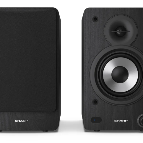 Sharp CP-SS30 plaukta skaļruņi, melns | Sharp | Speakers | CP-SS30(BK) Bookshelf | 60 W | Bluetooth | Bezvadu savienojums | Melns