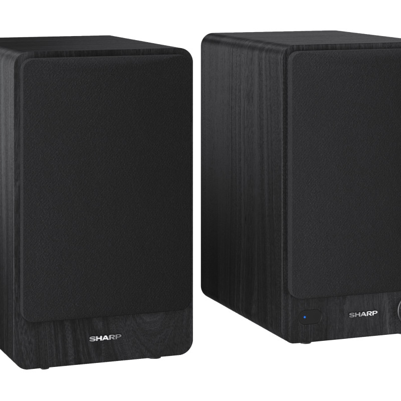 Sharp CP-SS30 plaukta skaļruņi, melns | Sharp | Speakers | CP-SS30(BK) Bookshelf | 60 W | Bluetooth | Bezvadu savienojums | Melns