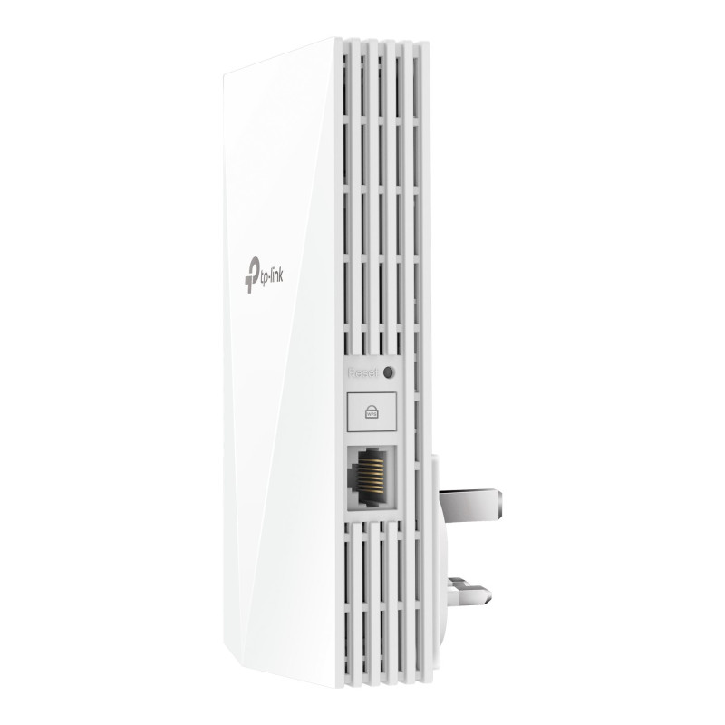 TP-LINK | AX3000 Mesh WiFi 6 paplašinātājs | RE700X | 802.11ax | Mesh atbalsts Jā | 2402+574 Mbit/s | Ethernet LAN (RJ-45) porti 1 | Nav mobilo datu | MU-MIMO Nē | Antenas tips 2xIekšējā