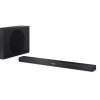 Sharp 2.1 kanālu Ultra-plāns Dolby Atmos/DTS Virtual:X skaņas josla ar bezvadu zemfrekvences skaļruni | HT-SBW320 | 360 W | Bluetooth | Bezvadu savienojums | Melna