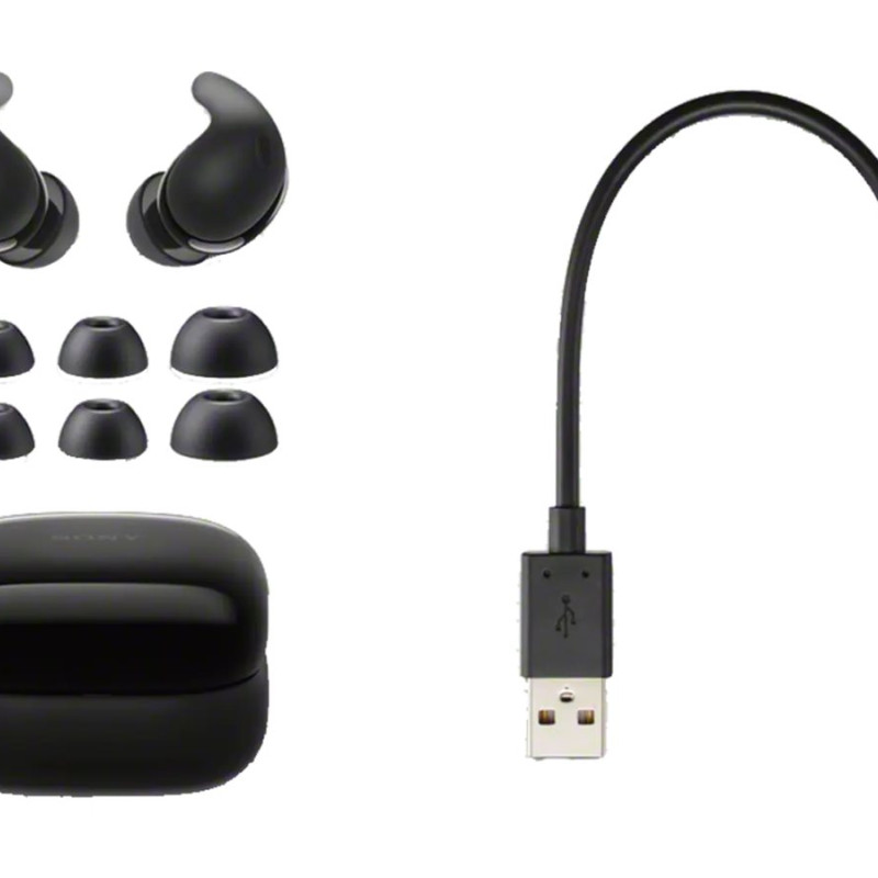Sony Austiņas | WF-LS910N LinkBuds Fit | Bluetooth | Ausīs ievietojamās | Melns | Trokšņu slāpēšana | Bezvadu