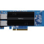 Synology divu portu 10GbE 10GBASE-T paplašinājuma karte | E10G30-T2 | PCIe 3.0 x8