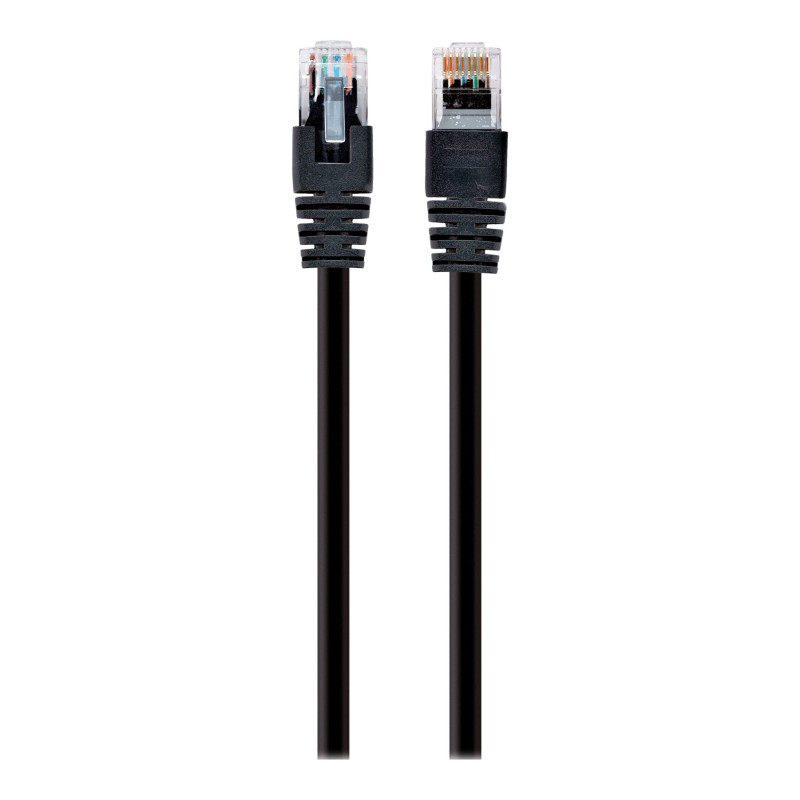 Cablexpert | PP12-2M kabelis | Melns RJ-45 | RJ-45