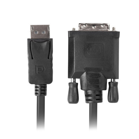 Lanberg Cable | CA-DPDV-10CU-0018-BK | DisplayPort to DVI-D | 1.8 m