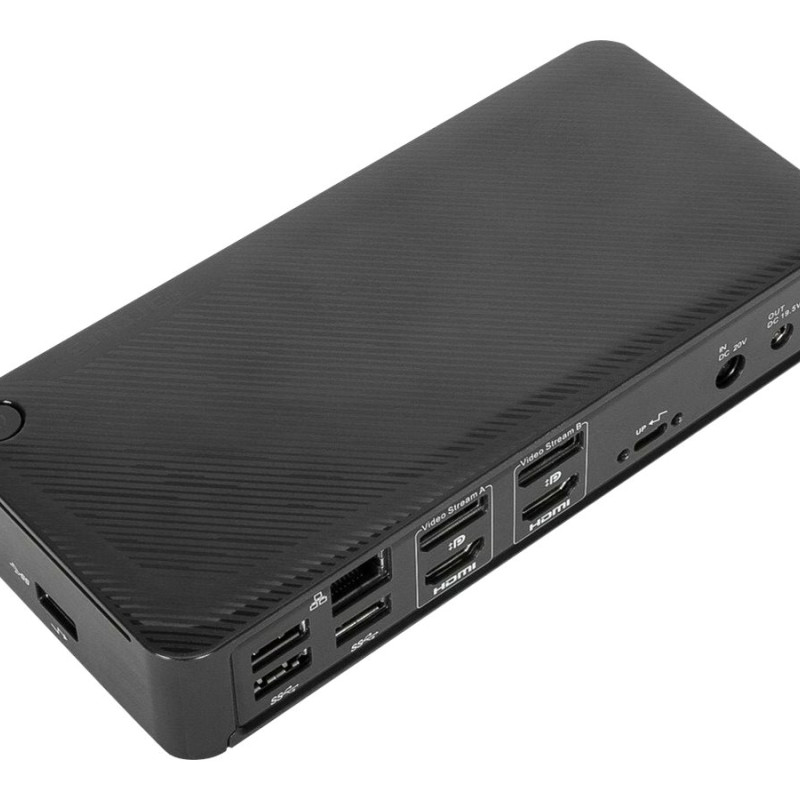 Targus | USB-C Universal DV4K Docking Station with 100W Power Delivery | DOCK182EUZ | Black
