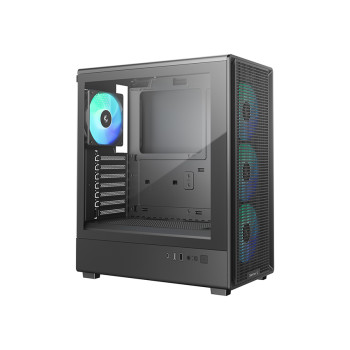 Deepcool Case | CC550 4F | Mid Tower | ATX PS2 (maks. garums: 180 mm) | Melns