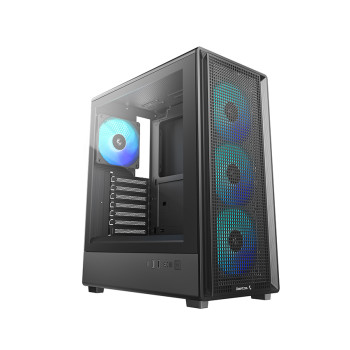 Deepcool Case | CC550 4F | Mid Tower | ATX PS2 (maks. garums: 180 mm) | Melns