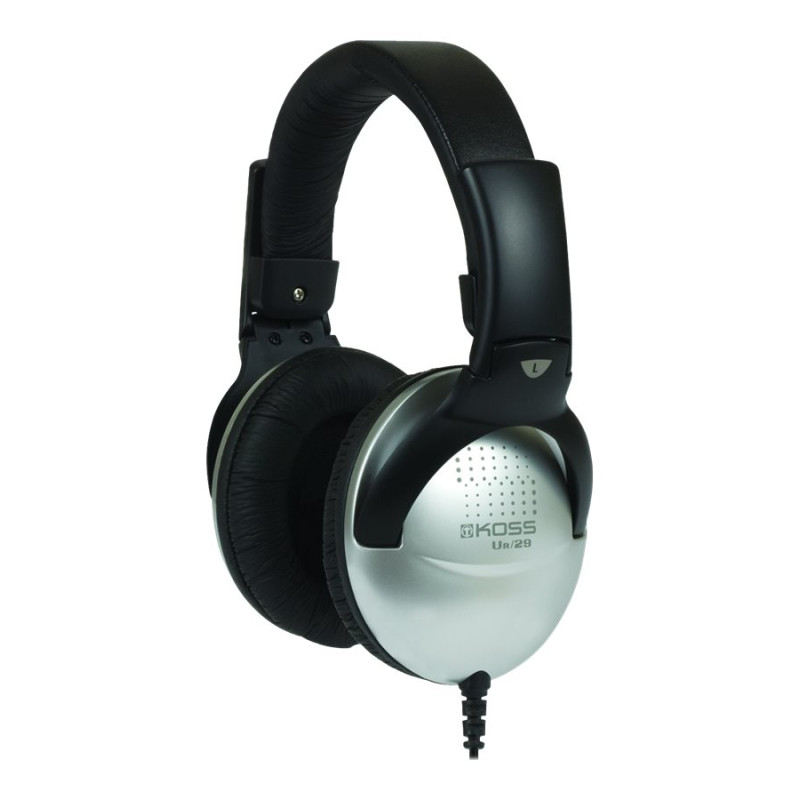Koss | Headphones | UR29 | Wired | On-Ear | Black/Silver | Noise canceling