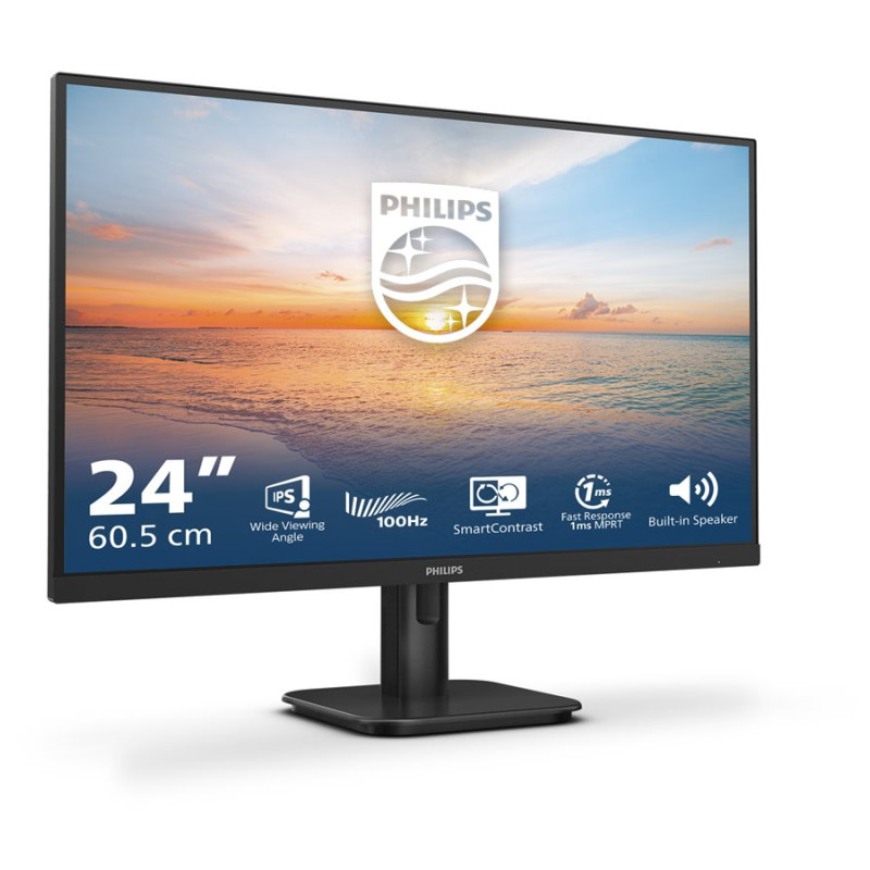 Philips | 24E1N1200A/00 | 23.8 " | IPS | 16:9 | 120 Hz | 4 ms | 1920 x 1080 pixels | 300 cd/m² | HDMI ports quantity 1 | Black