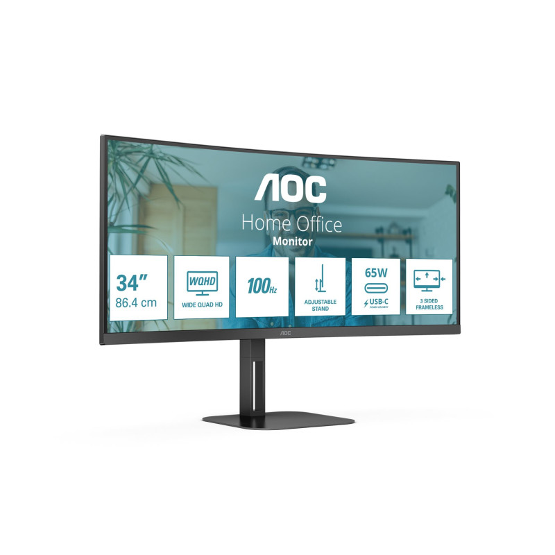 AOC | Liekti monitors | CU34V5C/BK | 34