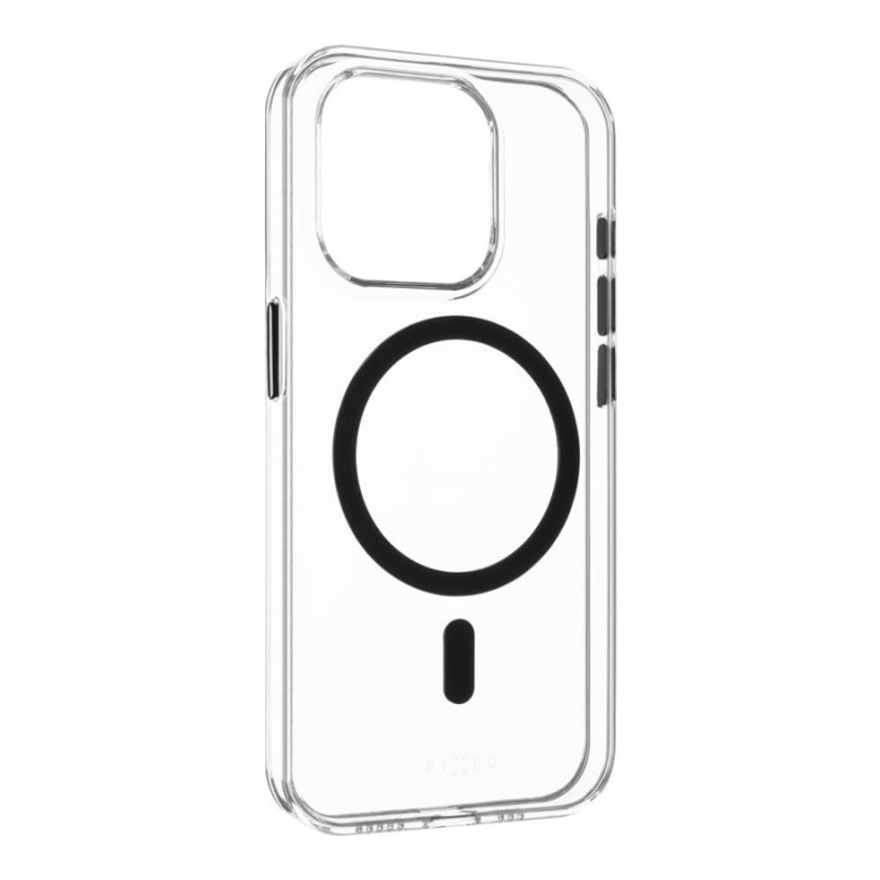 Fixed | MagPurity | Aizmugurējais vāciņš | Apple | iPhone 16 Pro | TPU | Caurspīdīgs, Melns