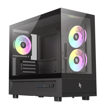 Gamemax korpuss | NEX C31 BK | MATX/BTF