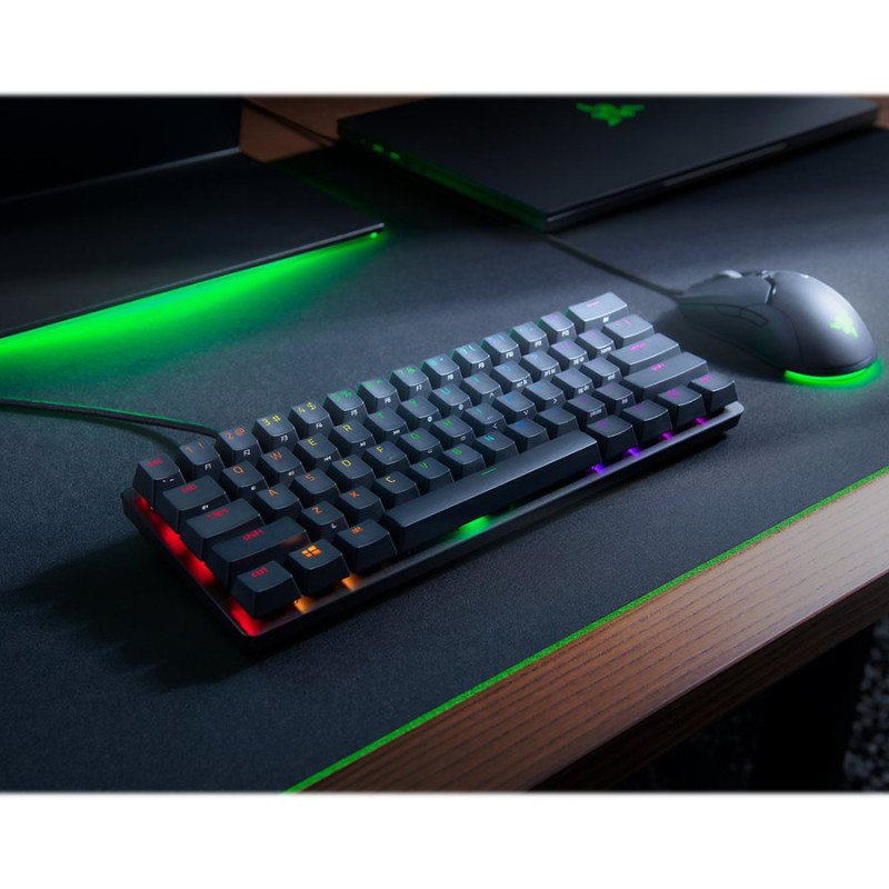 Razer | Huntsman Mini | Gaming keyboard | Wired | RGB LED light | US | Linear Optical RED