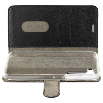 Fixed | Opus | Grāmatas tipa maciņš | Samsung | Galaxy A35 5G | Āda | Melns