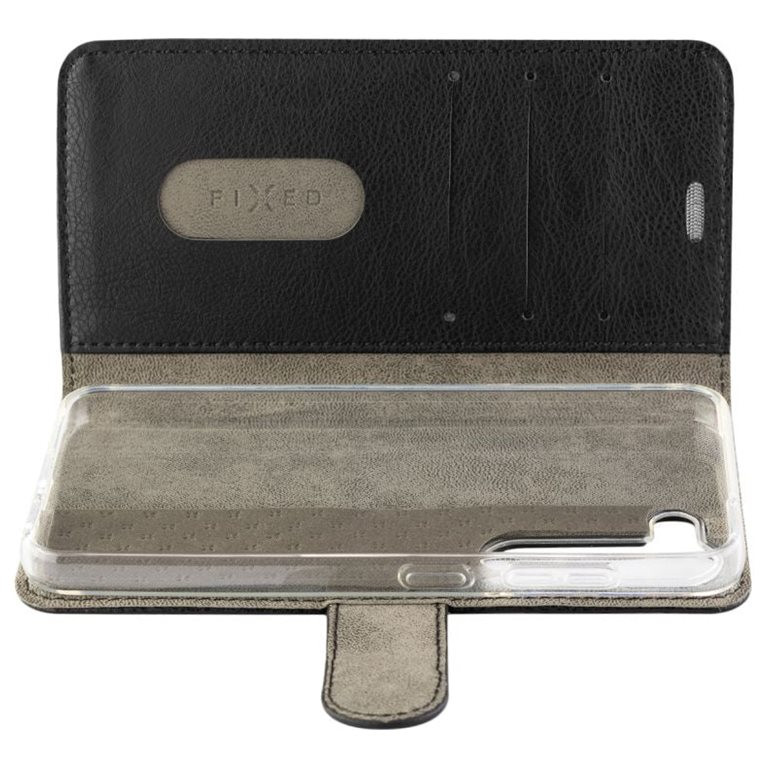 Fixed | Opus | Grāmatas tipa maciņš | Samsung | Galaxy A35 5G | Āda | Melns
