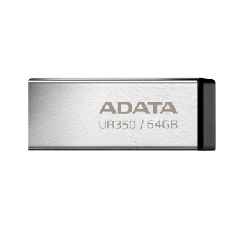 ADATA | USB zibatmiņa | UR350 | 64 GB | USB 3.2 Gen1 | Melna
