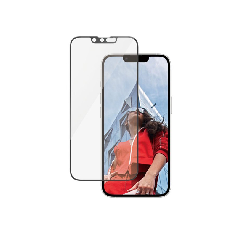 PanzerGlass Screen protector | Apple | iPhone 13/iPhone 13 Pro/iPhone 14/iPhone 16e | Glass | Transparent | Ultra-Wide Fit W. Aligner